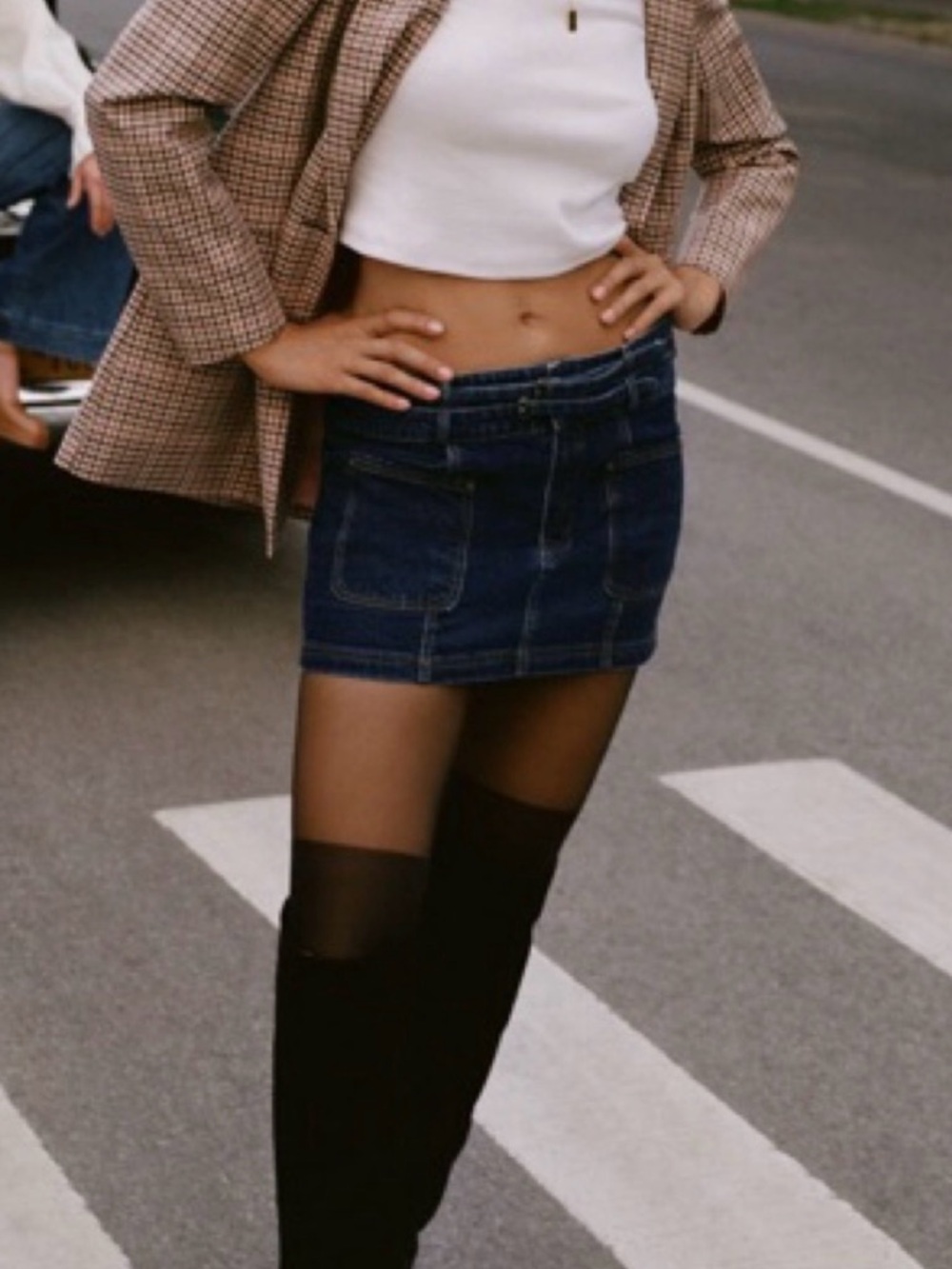 Anthropologie Pilcro 90’s micro mini skirt